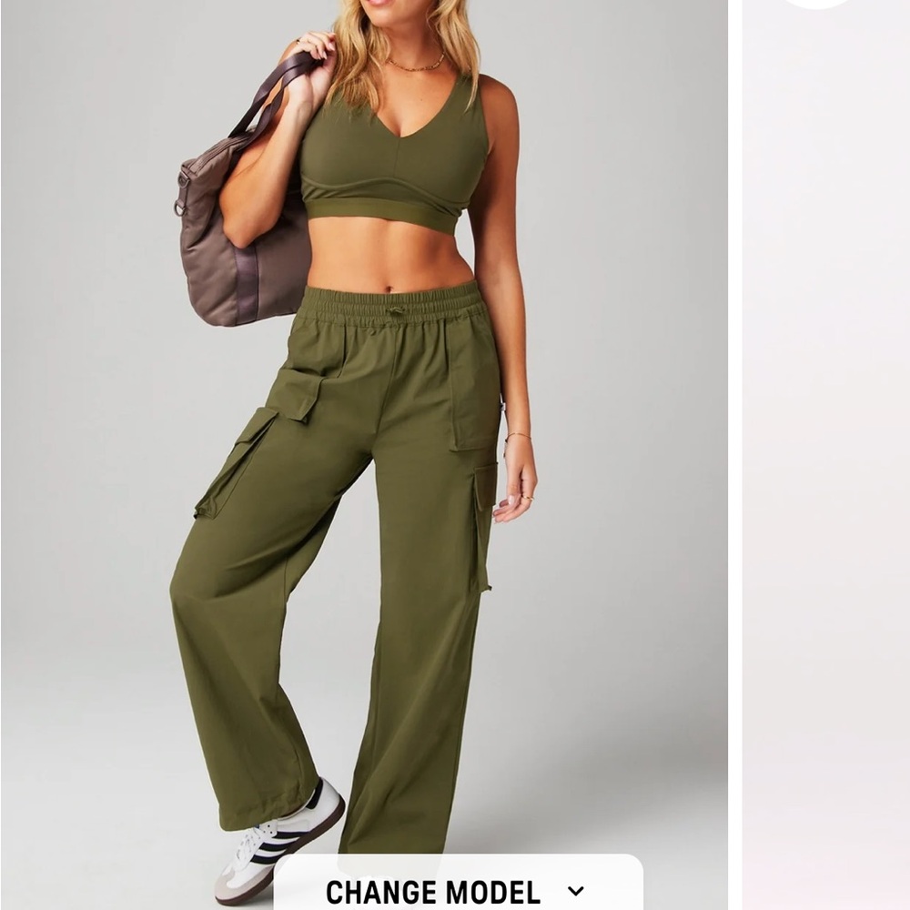 Olive Green Women's Cargo Pants